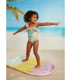 Seafolly Girls' Sienna One Piece Swimsuit (Baby, Toddler, Little Kid) -Outlet Tide Wisp Store 7548798763176 sienna 3a