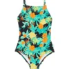 Seafolly Girls' Tropical Nights One Piece Swimsuit (Big Kid)