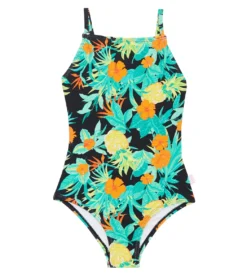Seafolly Girls' Tropical Nights One Piece Swimsuit (Big Kid)