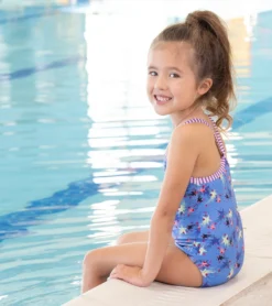 Girls' Print One Piece Swimsuit (Toddler, Little Kid) -Outlet Tide Wisp Store 7568631201960 stargazer 3a