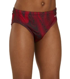 HydroLast Sonar Waves Swim Brief Swimsuit Youth (22 - 28) -Outlet Tide Wisp Store 7595544969384 red 6a