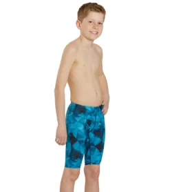 Fractalicious Jammer Swimsuit Youth (22 - 28) -Outlet Tide Wisp Store 7595556634792 blue 3a