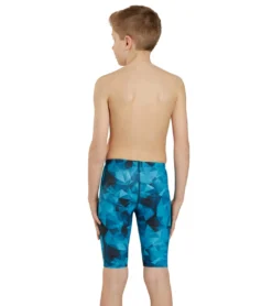 Fractalicious Jammer Swimsuit Youth (22 - 28) -Outlet Tide Wisp Store 7595556634792 blue 4a