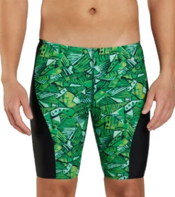 Tribal Graffiti Splice Jammer Swimsuit -Outlet Tide Wisp Store 7595565678760 green 4a