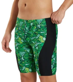 Tribal Graffiti Splice Jammer Swimsuit -Outlet Tide Wisp Store 7595565678760 green 5a