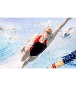 Piped Splice Wide Strap One Piece Swimsuit -Outlet Tide Wisp Store 7595815272616 blackmaroon 6a