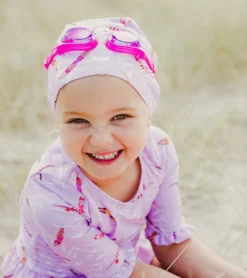 Girls' Diving Diva Skirted One Piece Swimsuit (Baby, Toddler) -Outlet Tide Wisp Store 7601446289576 pink 7a