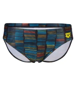 Arena Men's Slow Motion Brief Swimsuit -Outlet Tide Wisp Store 7658047504552 blackmulti 6a