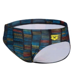 Arena Men's Slow Motion Brief Swimsuit -Outlet Tide Wisp Store 7658047504552 blackmulti 7a