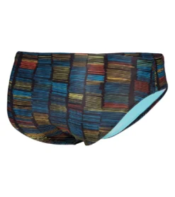 Arena Men's Slow Motion Brief Swimsuit -Outlet Tide Wisp Store 7658047504552 blackmulti 9a