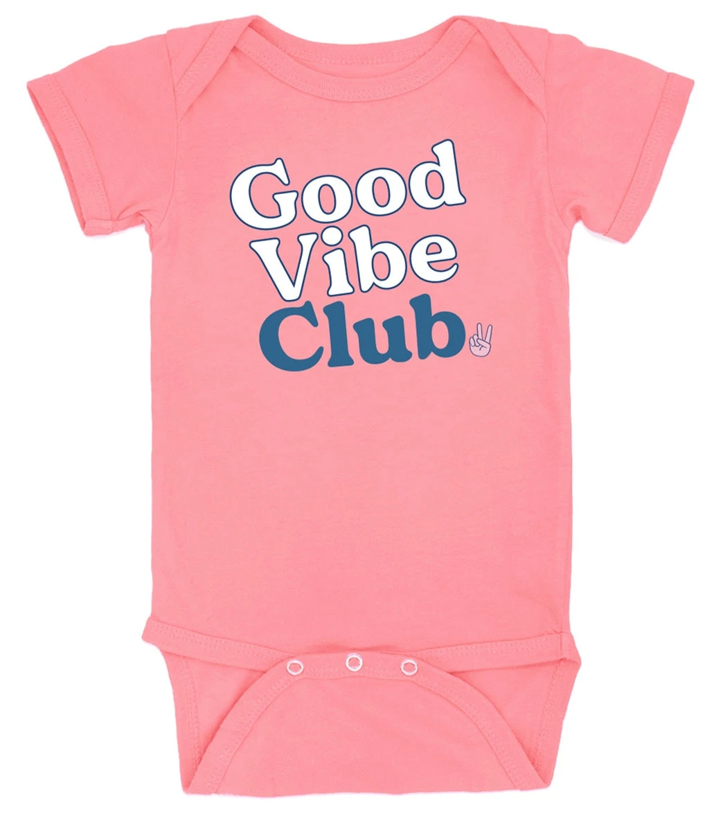 Girls' Good Vibes Club Onesie (Baby) 1 Girls' Good Vibes Club Onesie (Baby)