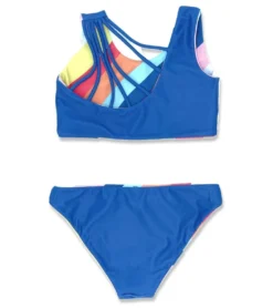 Girls' Summer Sun Reversible Two Piece Bikini Set (Toddler, Little Kid, Big Kid) -Outlet Tide Wisp Store 7717057757352 eastcapestripe 3a