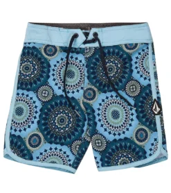 Volcom Boys' Mod Barnacle Scallop Board Shorts (Toddler, Little Kid)