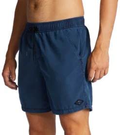 Billabong Men's 17" All Day OVD Layback Swim Trunks -Outlet Tide Wisp Store 7756439191720 navy 4a