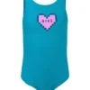 Nike Girls' Multi Logo One Piece Swimsuit (Little Kid)