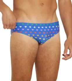 Rainbow Heart Brief Swimsuit -Outlet Tide Wisp Store 7764257112232 rainbowheart 5a