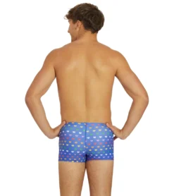 Rainbow Heart Square Leg Swimsuit -Outlet Tide Wisp Store 7764259995816 rainbowheart 3a