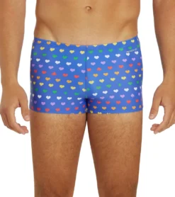 Rainbow Heart Square Leg Swimsuit -Outlet Tide Wisp Store 7764259995816 rainbowheart 4a