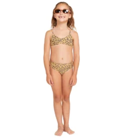 Volcom Girls' Yess Leopard Two Piece Bikini Set (Big Kid) -Outlet Tide Wisp Store 7774940692648 animalprint 3a