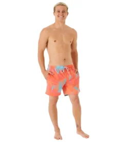 Rip Curl Men's 16" Party Pack Swim Trunks -Outlet Tide Wisp Store 7787843485864 peach 4a