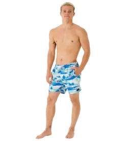 Rip Curl Men's 16" Dreamers Swim Trunks -Outlet Tide Wisp Store 7787843616936 bone 4a